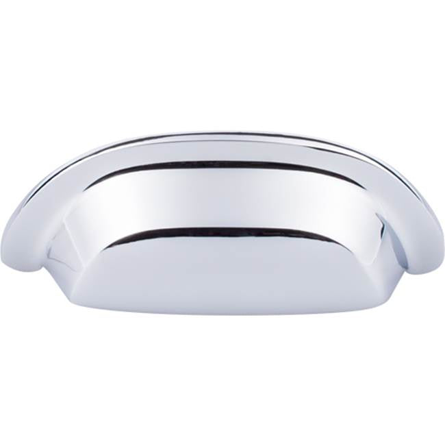 Top Knobs - Aspen II Cup Pull 3 Inch (c-c) Polished Chrome - Polished Chrome