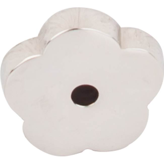 Top Knobs - Aspen II Flower Backplate 1 Inch Polished Nickel - Polished Nickel