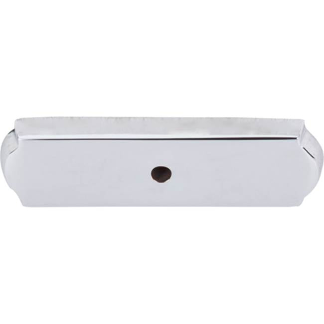 Top Knobs - Aspen II Rectangle Backplate 2 1/2 Inch Polished Chrome - Polished Chrome