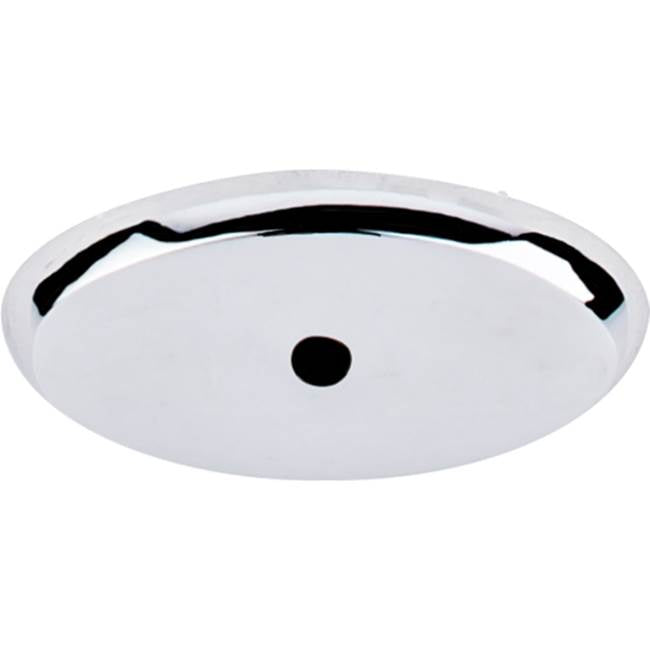 Top Knobs - Aspen II Oval Backplate 1 3/4 Inch Polished Chrome - Polished Chrome