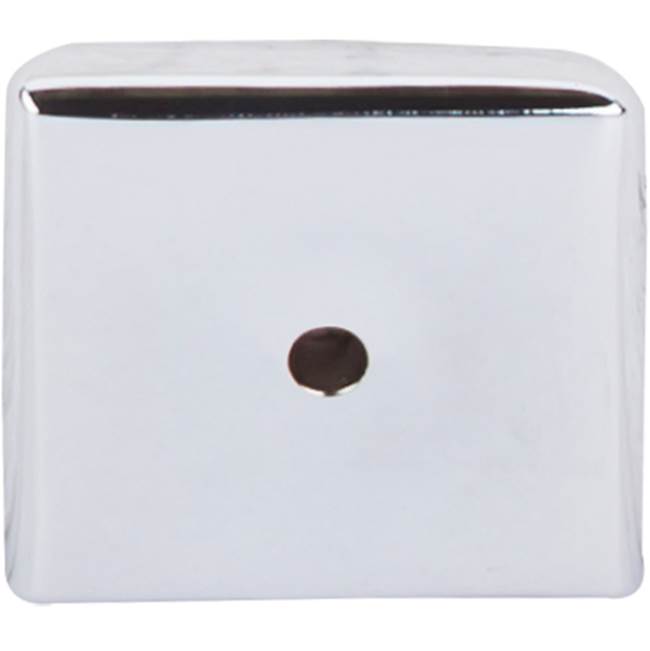 Top Knobs - Aspen II Square Backplate 1 1/4 Inch Polished Chrome - Polished Chrome