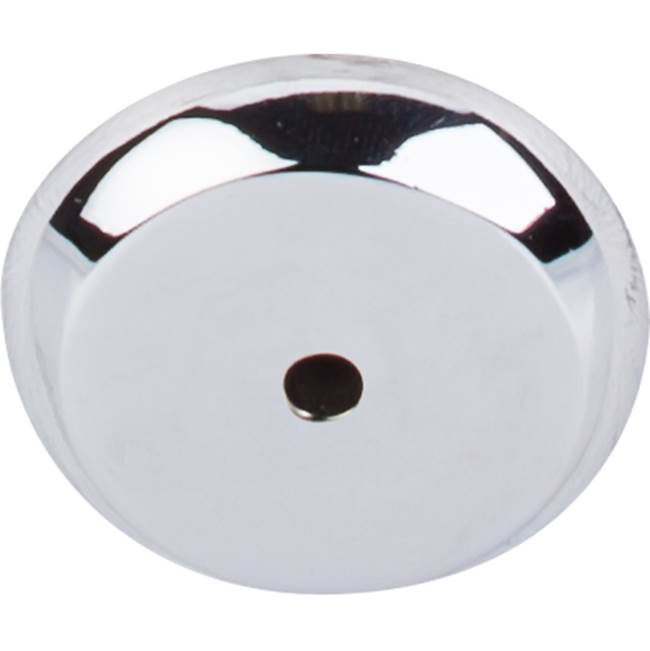 Top Knobs - Aspen II Round Backplate 1 1/4 Inch Polished Chrome - Polished Chrome