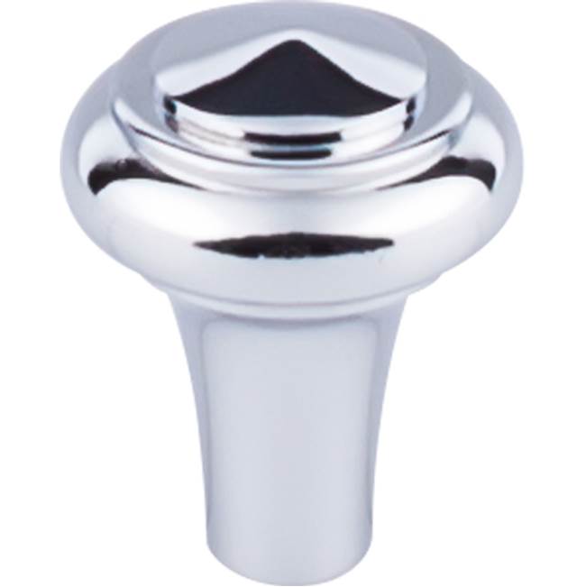 Top Knobs - Aspen II Peak Knob 1 Inch Polished Chrome - Polished Chrome
