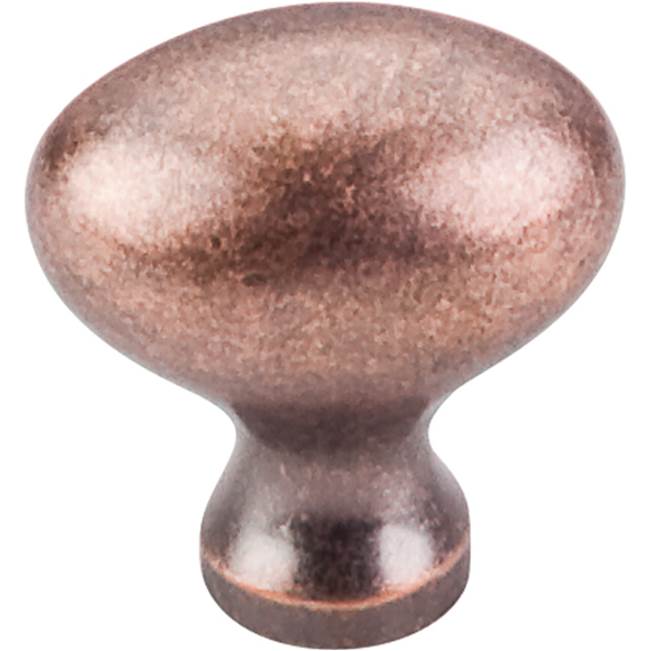 Top Knobs - Egg Knob 1 1/4 Inch Antique Copper - Antique Copper