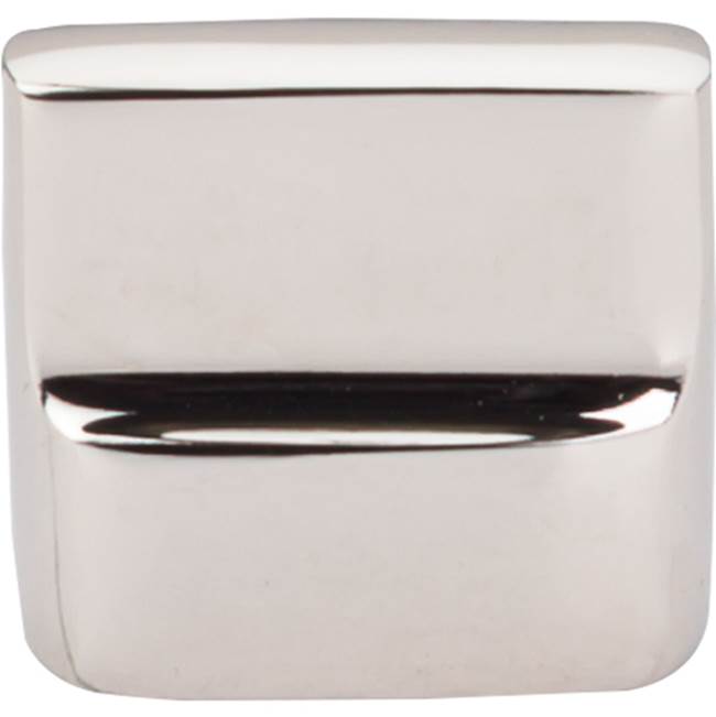 Top Knobs - Aspen II Flat Sided Knob 7/8 Inch (c-c) Polished Nickel - Polished Nickel
