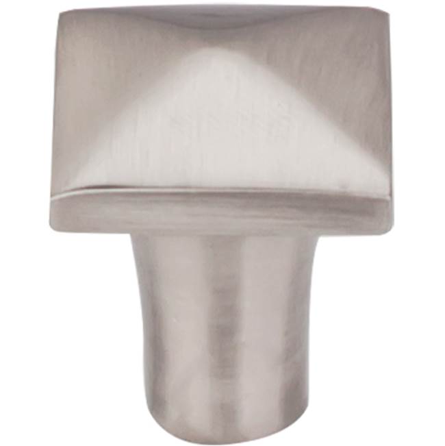 Top Knobs - Aspen II Square Knob 7/8 Inch Brushed Satin Nickel - Brushed Satin Nickel
