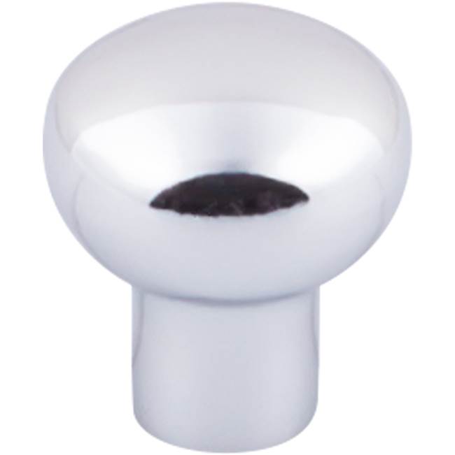 Top Knobs - Aspen II Round Knob 7/8 Inch Polished Chrome - Polished Chrome