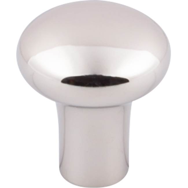 Top Knobs - Aspen II Round Knob 1 1/8 Inch Polished Nickel - Polished Nickel