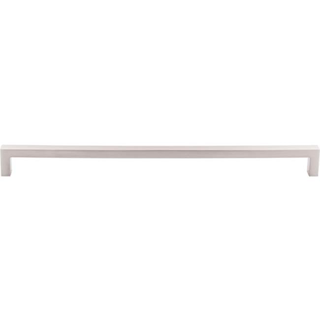 Top Knobs - Square Bar Pull 12 5/8 Inch (c-c) Brushed Satin Nickel - Brushed Satin Nickel