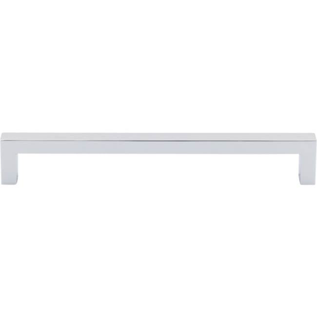 Top Knobs - Square Bar Pull 7 9/16 Inch (c-c) Polished Chrome - Polished Chrome