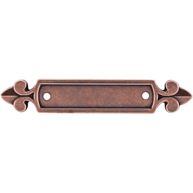 Top Knobs - Dover Backplate 2 1/2 Inch Old English Copper - Old English Copper