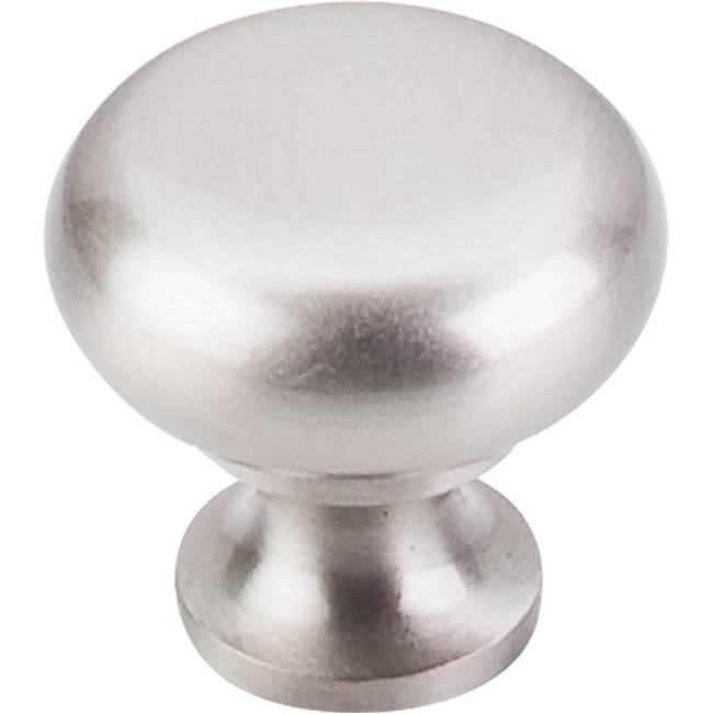 Top Knobs - Flat Faced Knob 1 1/4 Inch Brushed Satin Nickel - Brushed Satin Nickel