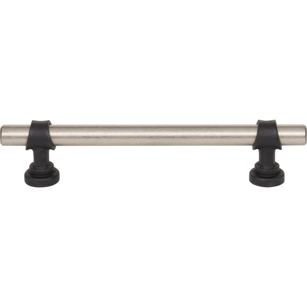 Top Knobs - Bit Pull 5 1/16 Inch (c-c) Pewter Antique and Flat Black