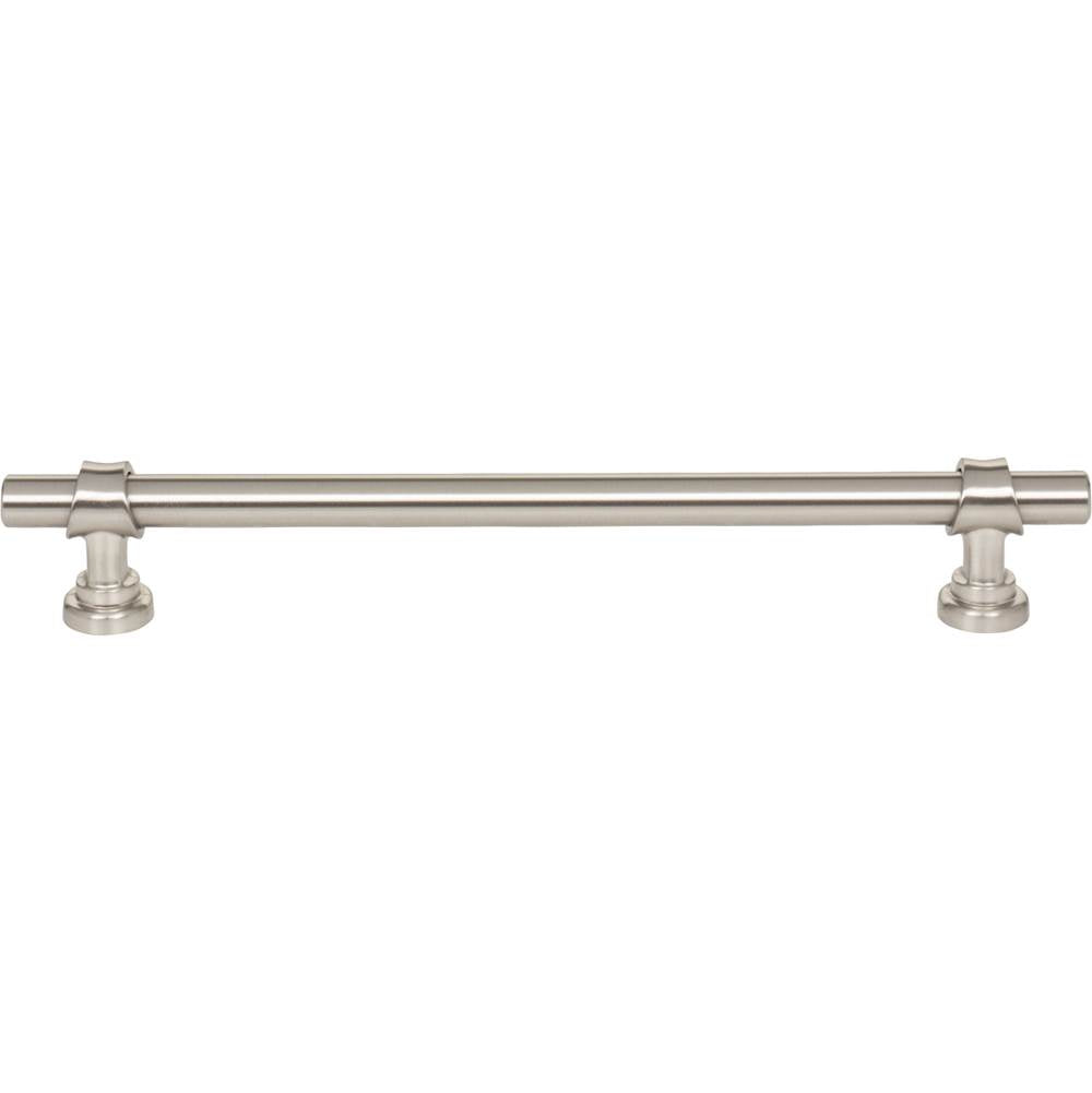 Top Knobs - Bit Pull 7 9/16 Inch (c-c) Brushed Satin Nickel - Brushed Satin Nickel