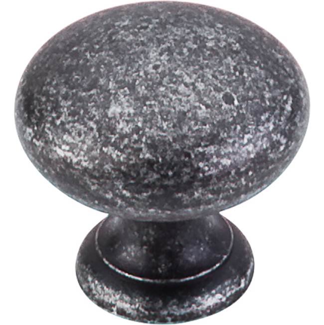 Top Knobs - Mushroom Knob 1 1/4 Inch Black Iron - Black Iron
