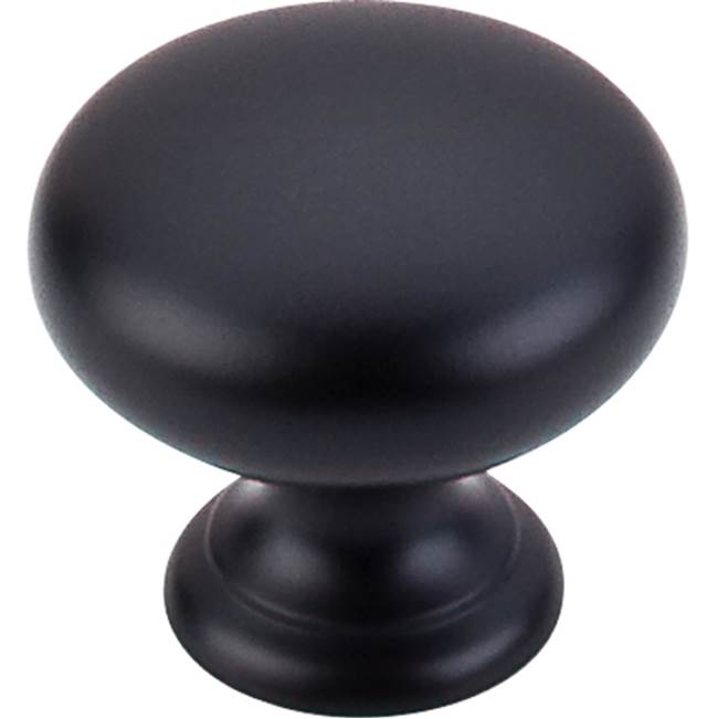 Top Knobs - Mushroom Knob 1 1/4 Inch Flat Black - Flat Black