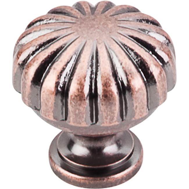 Top Knobs - Melon Knob 1 1/4 Inch Antique Copper - Antique Copper