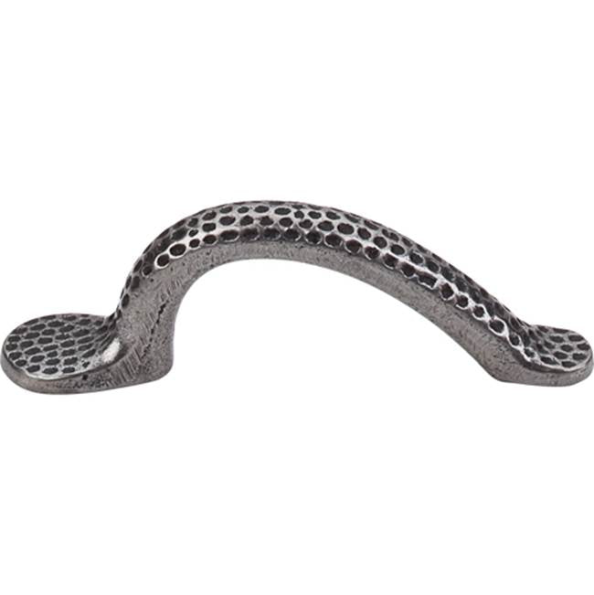 Top Knobs - Warwick Vertical Latch Pull 2 1/2 Inch (c-c) Cast Iron - Cast Iron