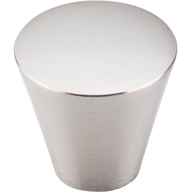 Top Knobs - Cone Knob 1 1/16 Inch Brushed Satin Nickel - Brushed Satin Nickel