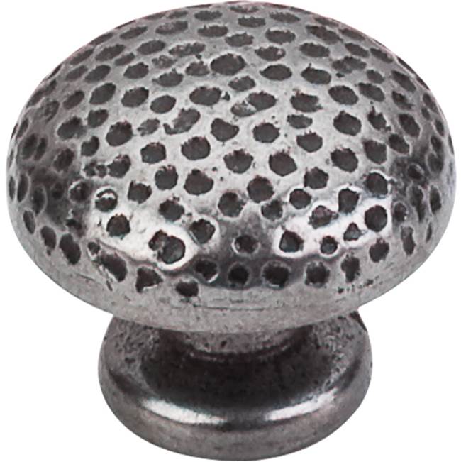 Top Knobs - Warwick Knob 1 1/4 Inch Cast Iron - Cast Iron