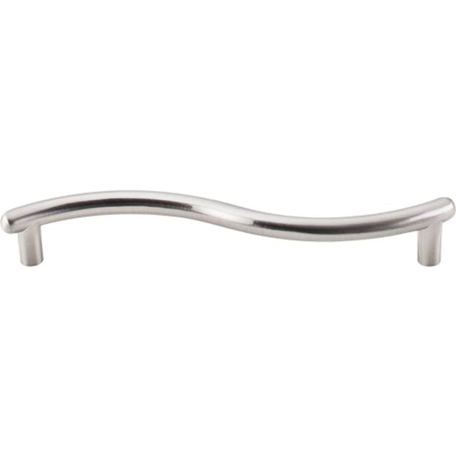 Top Knobs - Spiral Pull 5 1/16 Inch (c-c) Brushed Satin Nickel - Brushed Satin Nickel