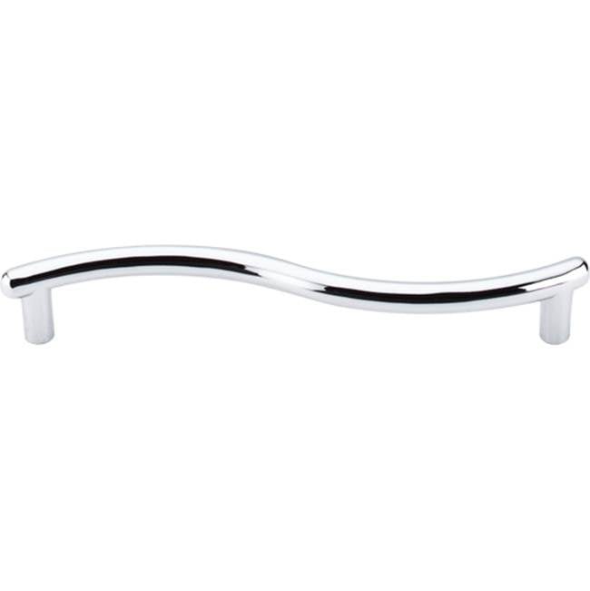 Top Knobs - Spiral Pull 5 1/16 Inch (c-c) Polished Chrome - Polished Chrome