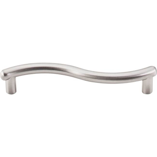 Top Knobs - Spiral Pull 3 3/4 Inch (c-c) Brushed Satin Nickel - Brushed Satin Nickel