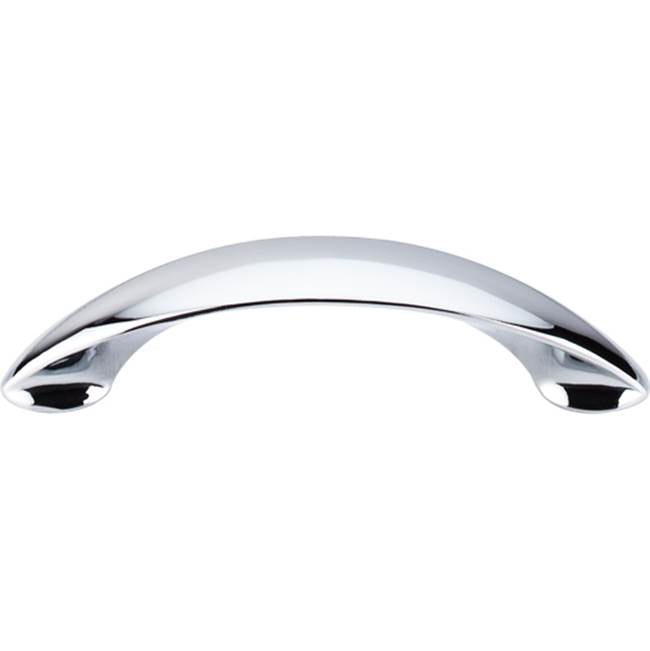 Top Knobs - New Haven Pull 3 3/4 Inch (c-c) Polished Chrome - Polished Chrome