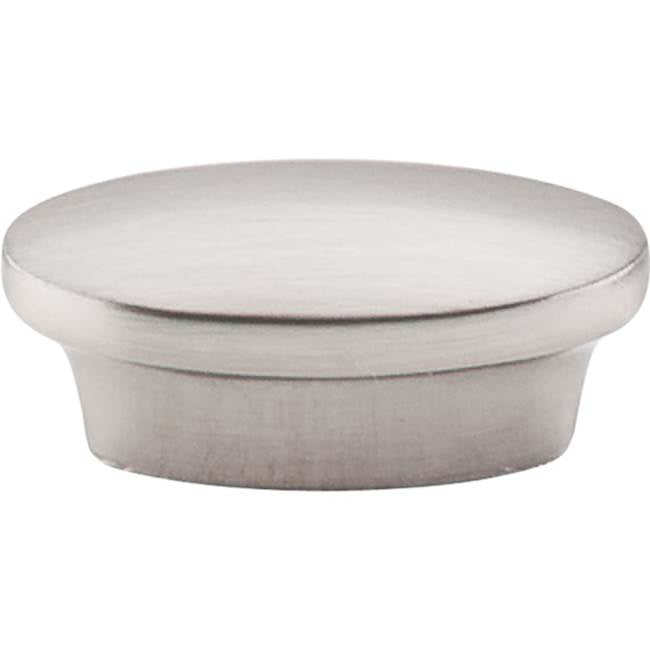 Top Knobs - Oval Pull 5/8 Inch (c-c) Brushed Satin Nickel - Brushed Satin Nickel