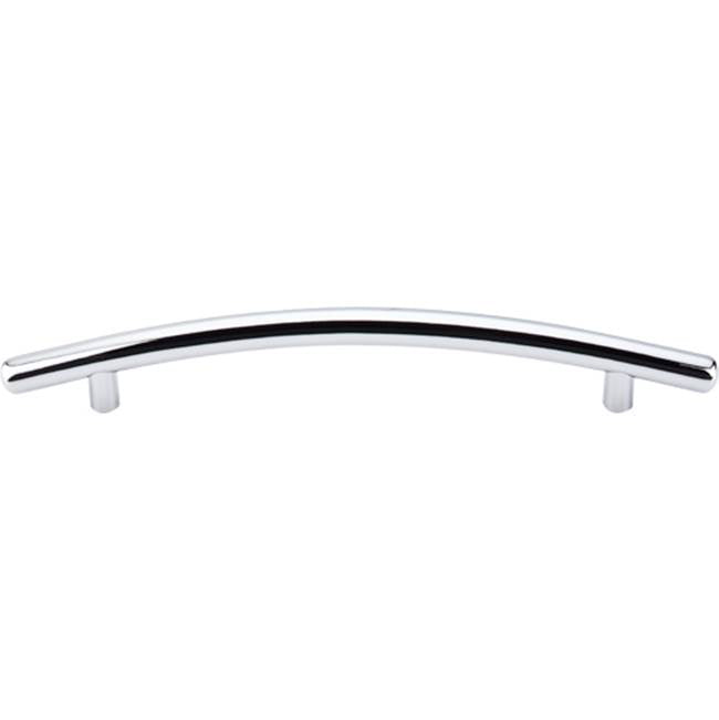 Top Knobs - Curved Bar Pull 6 5/16 Inch (c-c) Polished Chrome - Polished Chrome