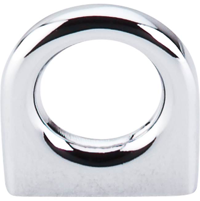 Top Knobs - Ring Pull 5/8 Inch (c-c) Polished Chrome - Polished Chrome