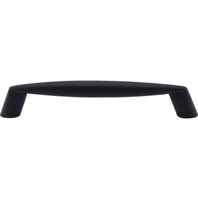 Top Knobs - Rung Pull 5 1/16 Inch (c-c) Flat Black - Flat Black