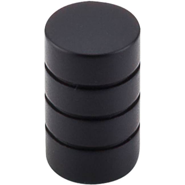 Top Knobs - Stacked Knob 5/8 Inch Flat Black - Flat Black