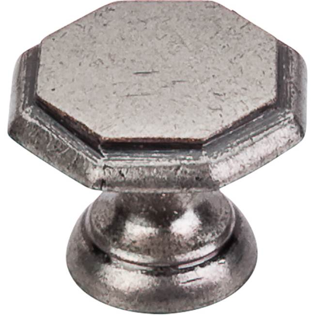 Top Knobs - Devon Knob 1 1/4 Inch Pewter Antique - Pewter Antique