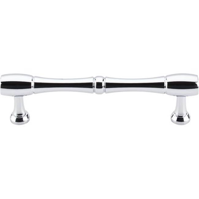 Top Knobs - Nouveau Bamboo Pull 3 3/4 Inch (c-c) Polished Chrome - Polished Chrome