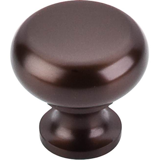 Top Knobs - Flat Faced Knob 1 1/4 Inch Oil Rubbed Bronze - Oil Rubbed Bronze