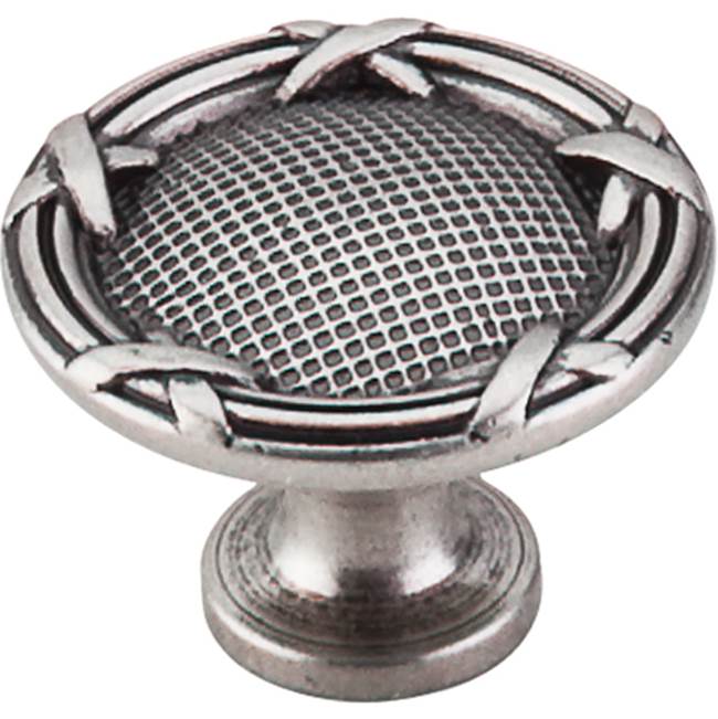 Top Knobs - Ribbon and Reed Knob 1 1/4 Inch Pewter Antique - Pewter Antique