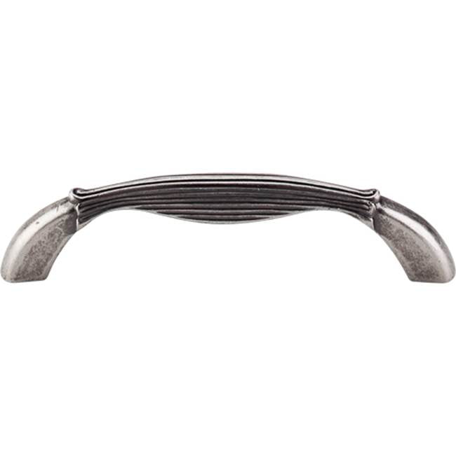 Top Knobs - Straight Pull 3 3/4 Inch (c-c) Pewter Antique - Pewter Antique