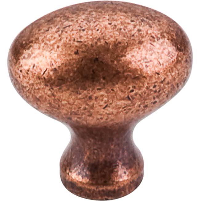 Top Knobs - Egg Knob 1 1/4 Inch Old English Copper - Old English Copper