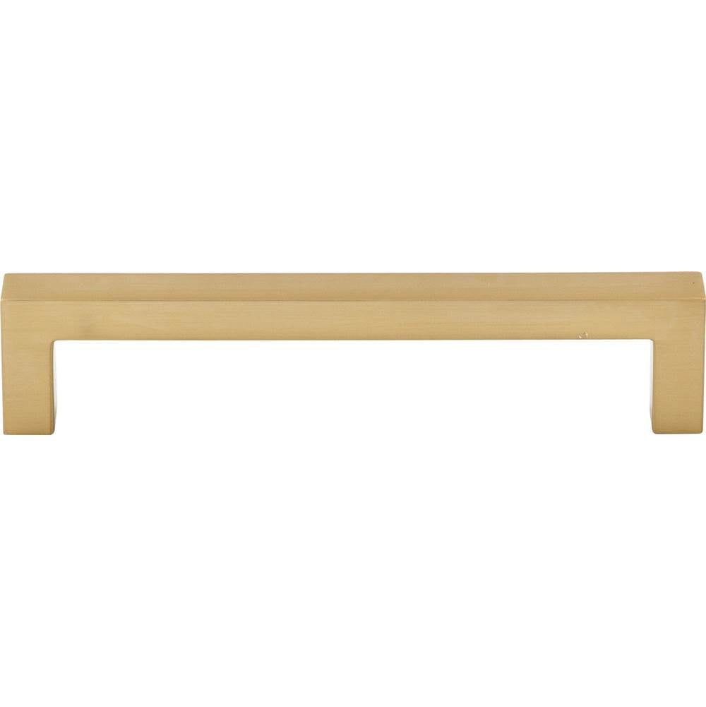 Top Knobs - Square Bar Pull 5 1/16 Inch (c-c) Honey Bronze - Honey Bronze
