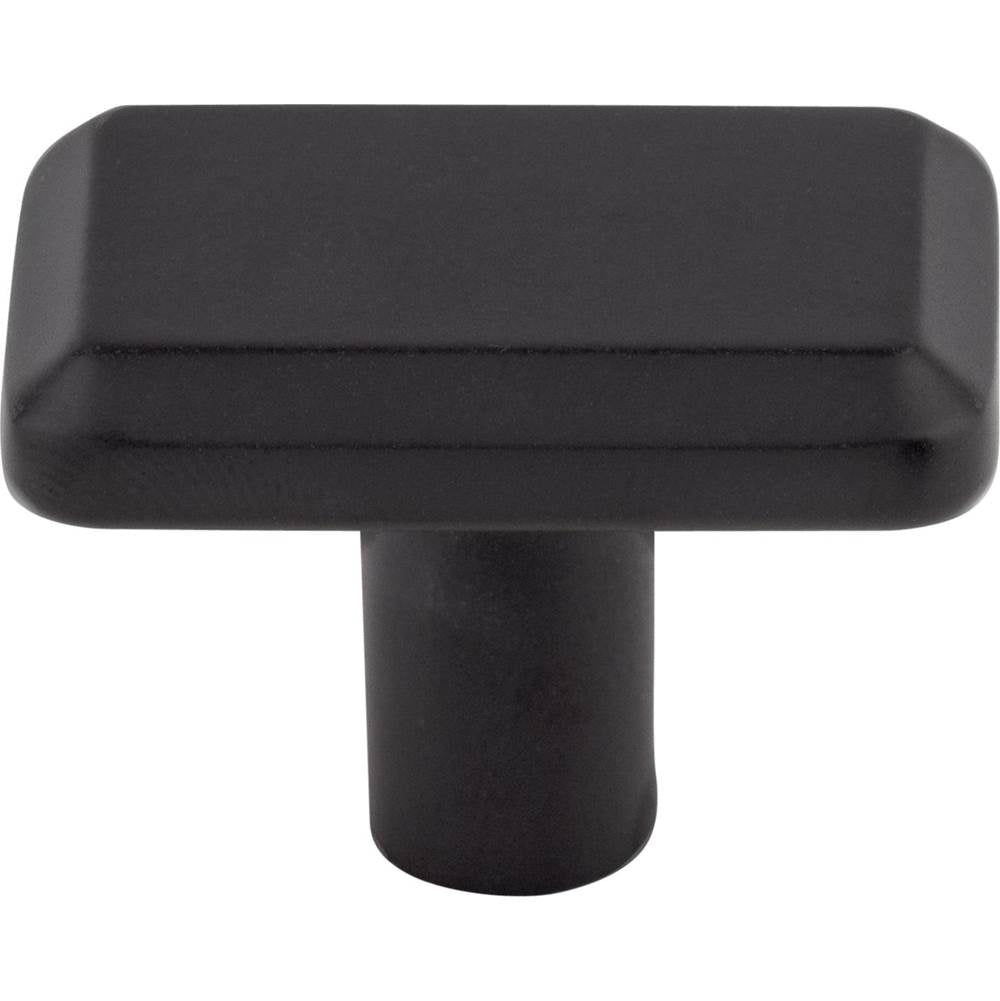 Top Knobs - Telfair Knob 1 1/2 Inch Flat Black - Flat Black