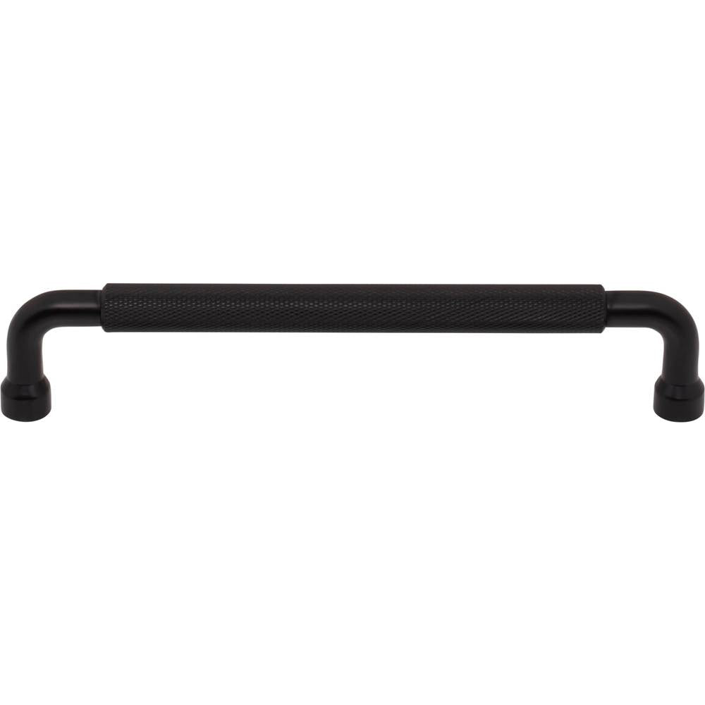 Top Knobs - Garrison Pull 6 5/16 Inch (c-c) Flat Black - Flat Black