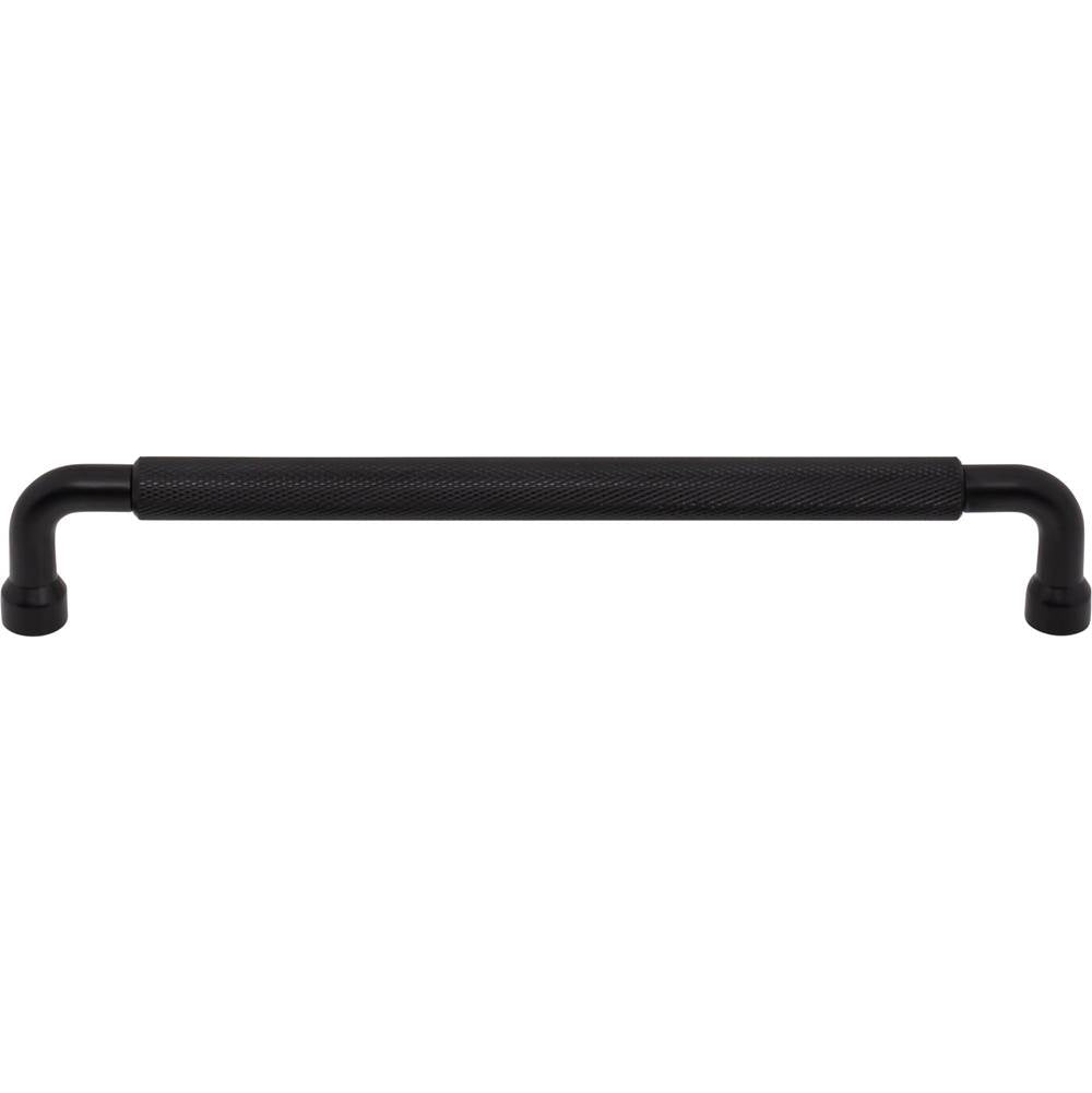 Top Knobs - Garrison Pull 7 9/16 Inch (c-c) Flat Black - Flat Black