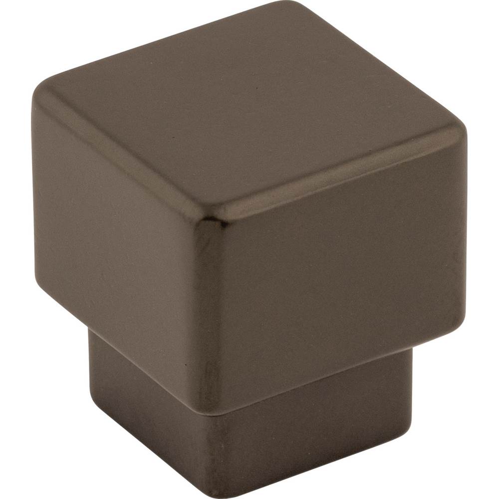 Tapered Square Knob 1 Inch Ash Gray