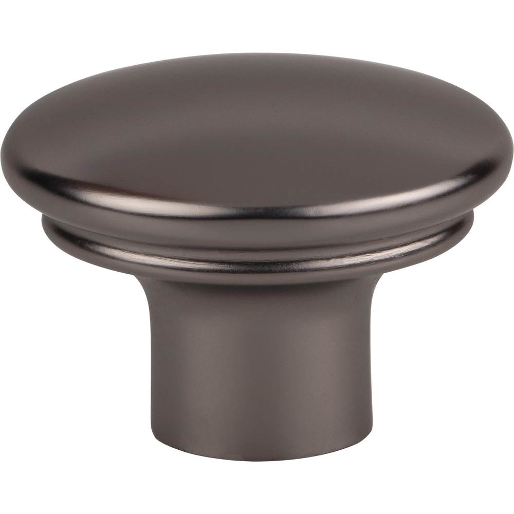 Top Knobs - Julian Oval Knob 1 3/8 Inch Ash Gray - Ash Gray