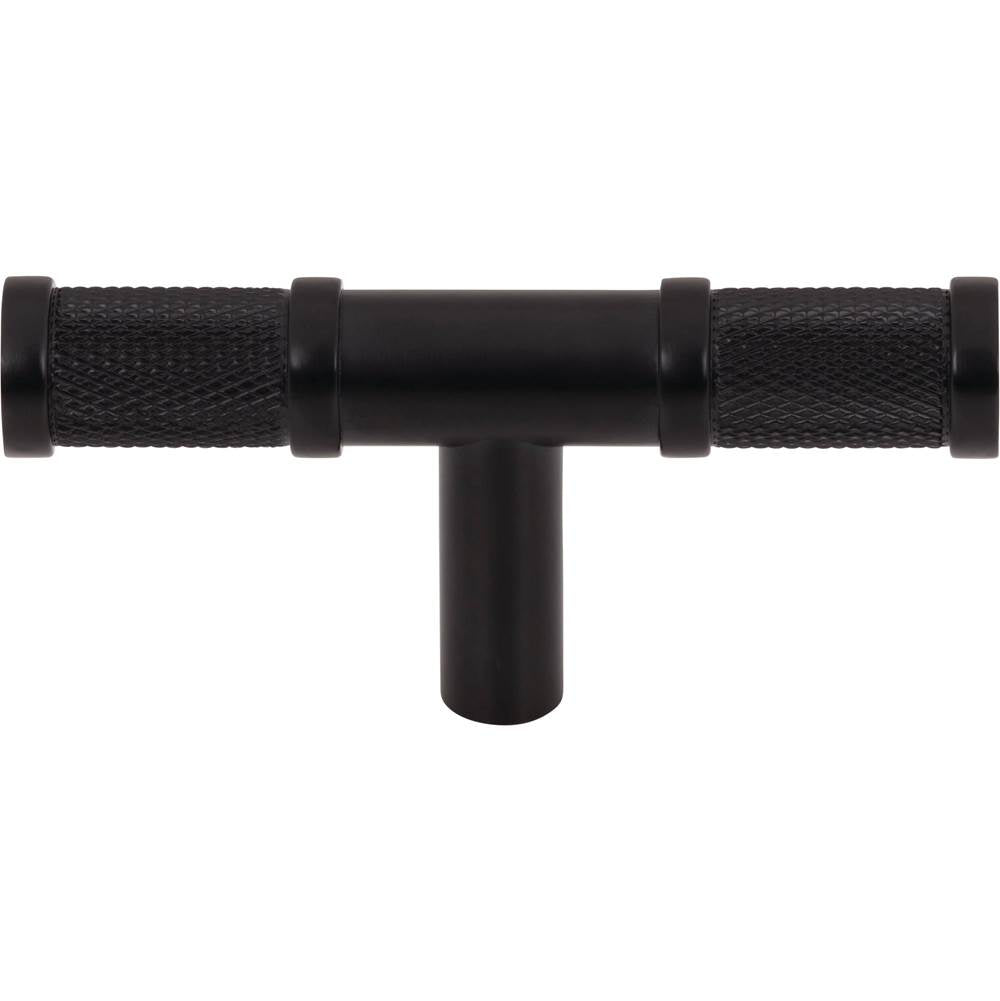 Top Knobs - Burnham T-Knob 3 Inch Flat Black - Flat Black