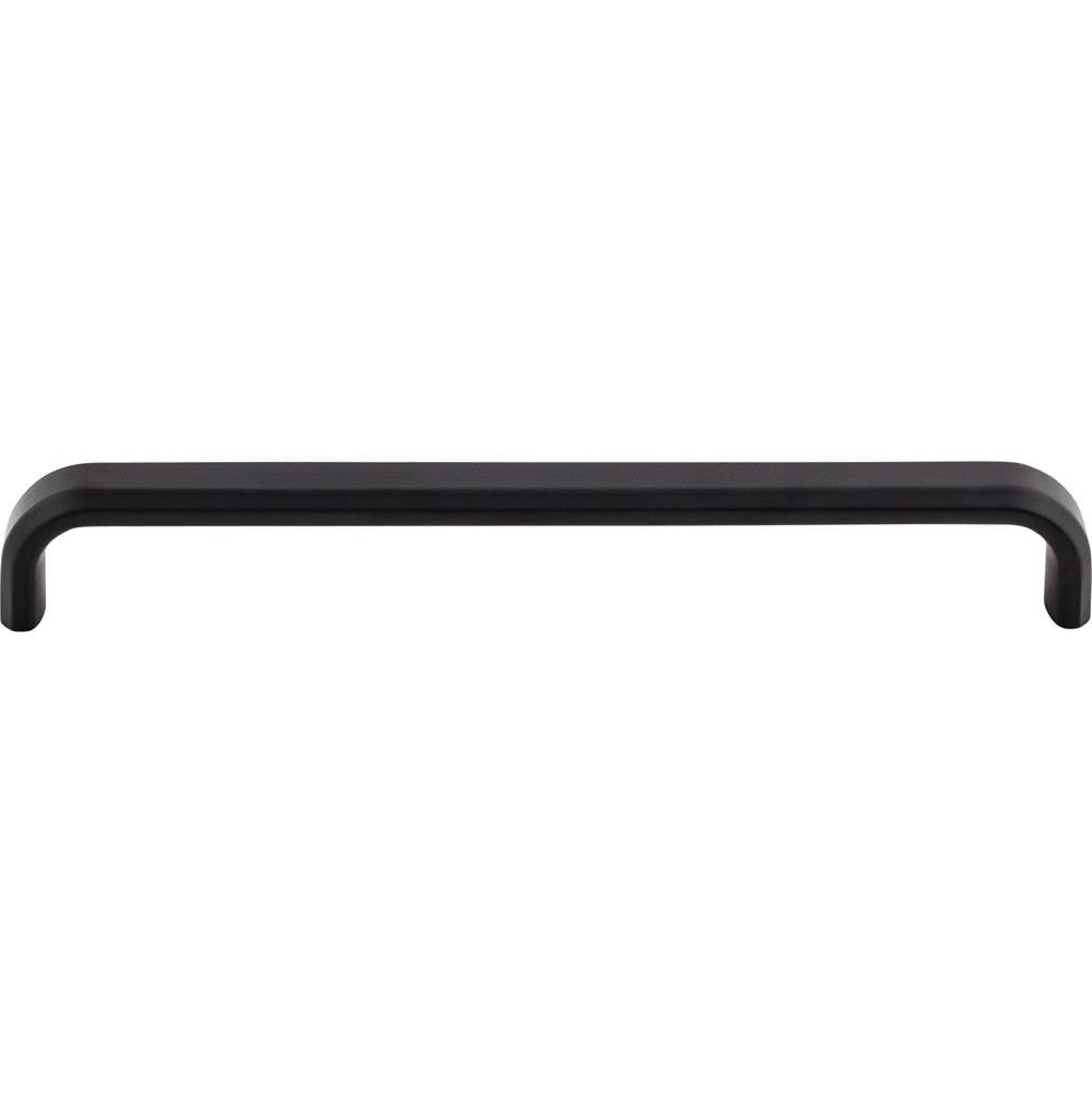 Top Knobs - Telfair Pull 7 9/16 Inch (c-c) Flat Black - Flat Black