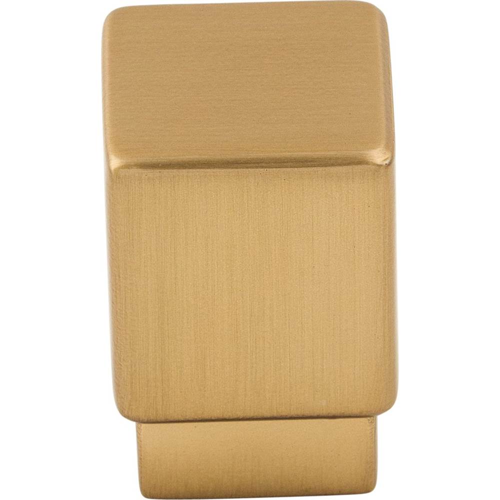 Top Knobs - Tapered Square Knob 3/4 Inch Honey Bronze - Honey Bronze