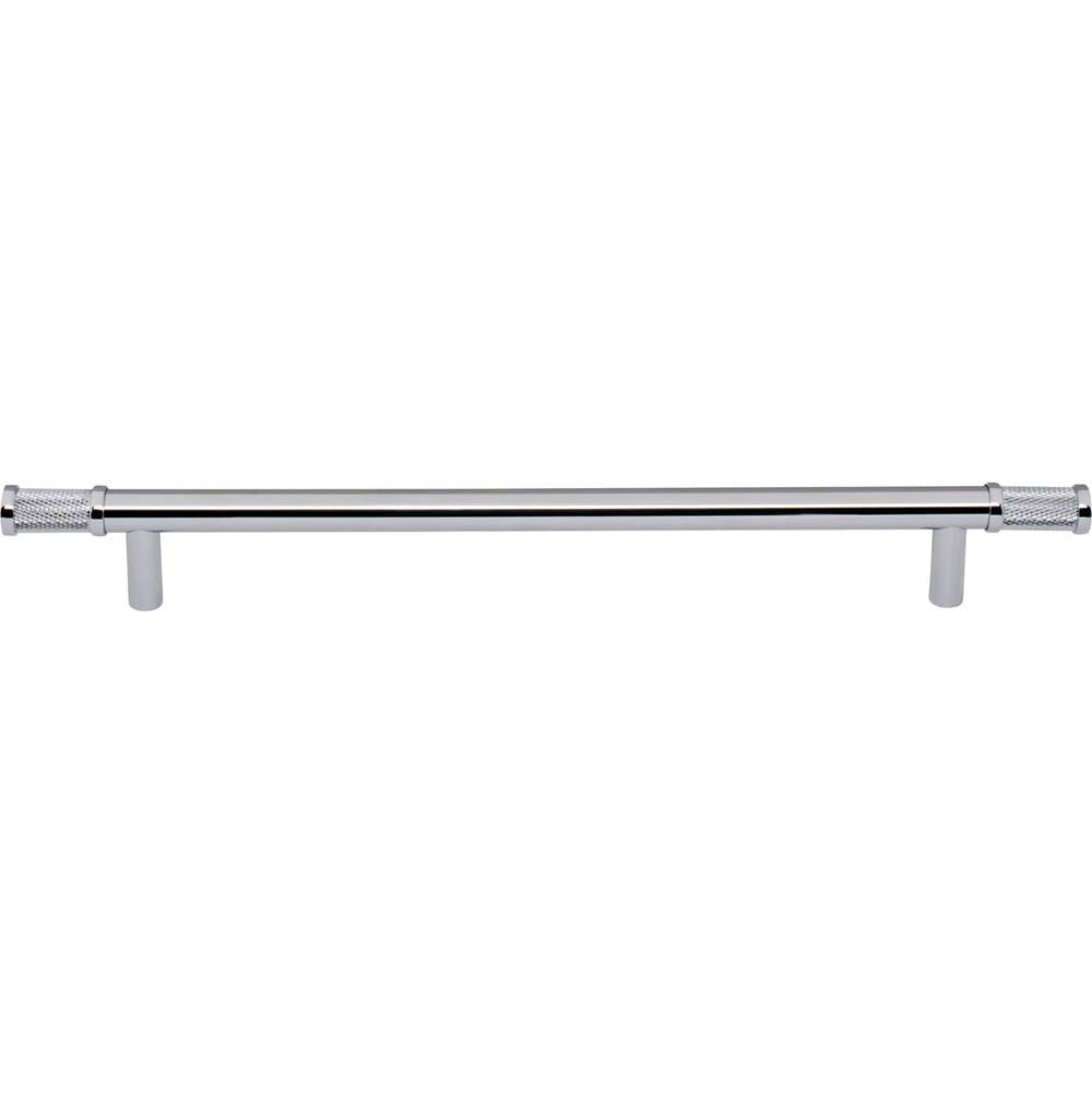 Top Knobs - Burnham Pull 8 13/16 Inch (c-c) Polished Chrome - Polished Chrome