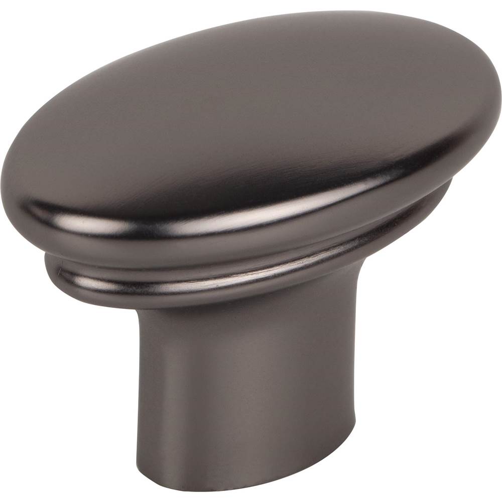 Julian Oval Knob 1 3/8 Inch Ash Gray